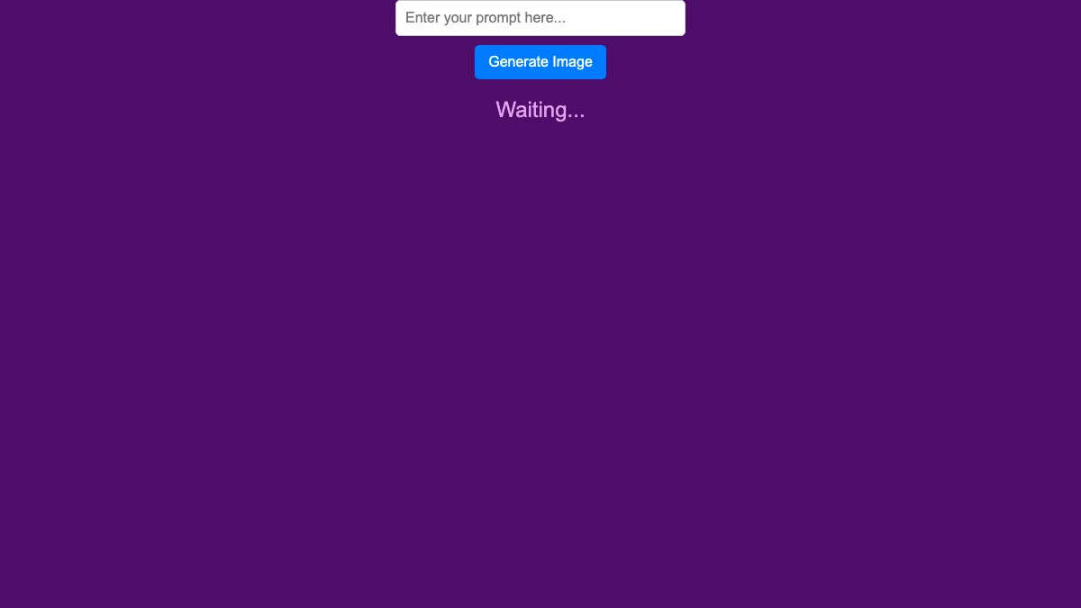 Screenshot of the Imagenerator theme homepage