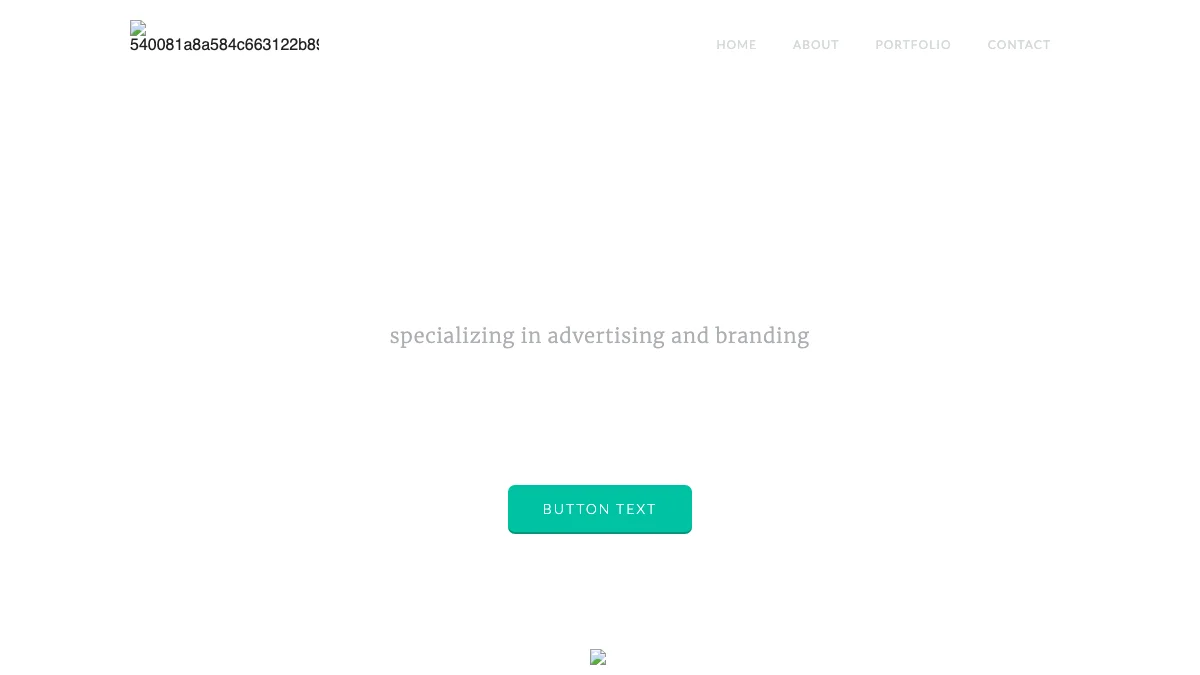 Screenshot of the Approach theme homepage
