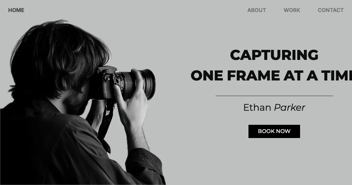 Screenshot of the Expose theme homepage